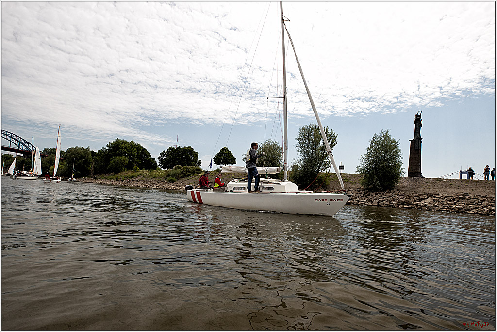 100 Jahre Rheinwoche 2022 - 4. Wettfahrt Duisburg - Wesel, 04.06.2022,